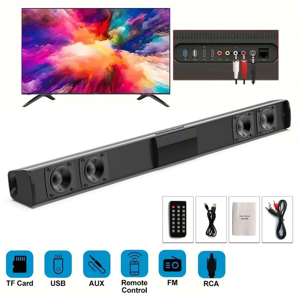 Home Cinema Bose - Soundbar Speakers, Bluetooth 5.3, Stereo Soundbar