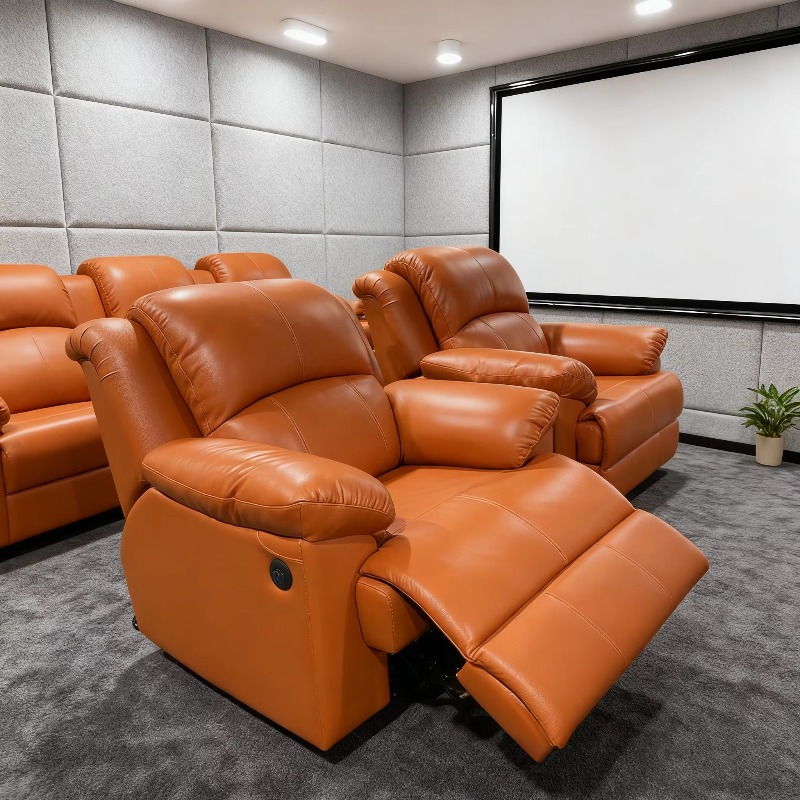 Home Cinema Interiors - Comfy Home Theater Furniture Interior Villa