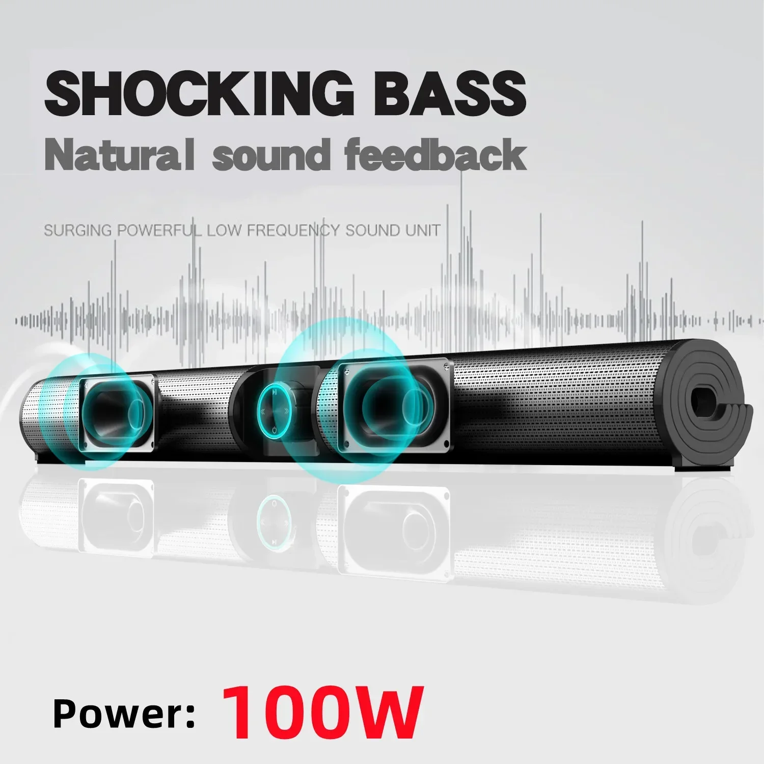 Home Cinema Bose - BS-55 100W Wireless Computer Bluetooth Speakers