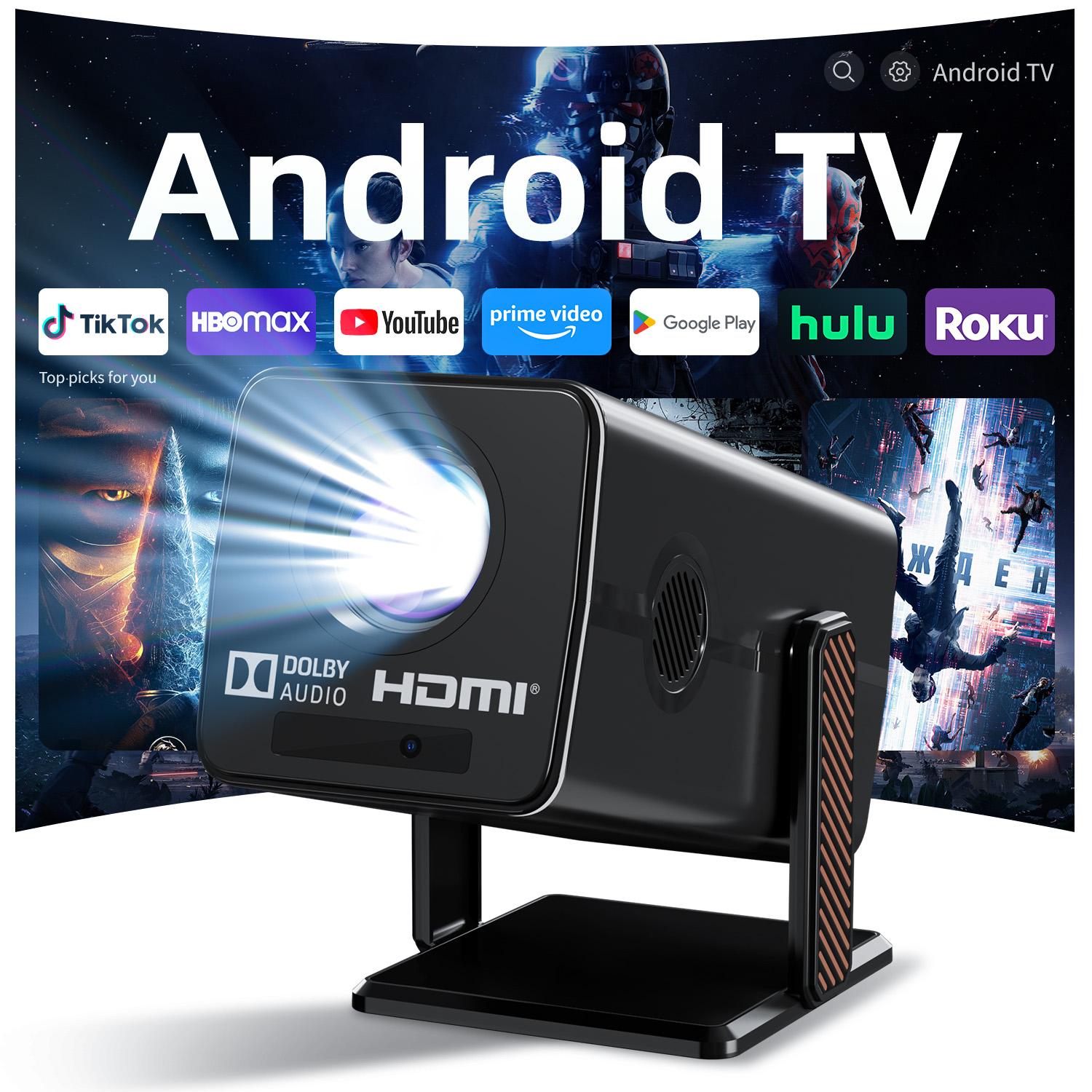 Home Cinema Hdmi - HM103A Mini Smart Projector Native 1080P