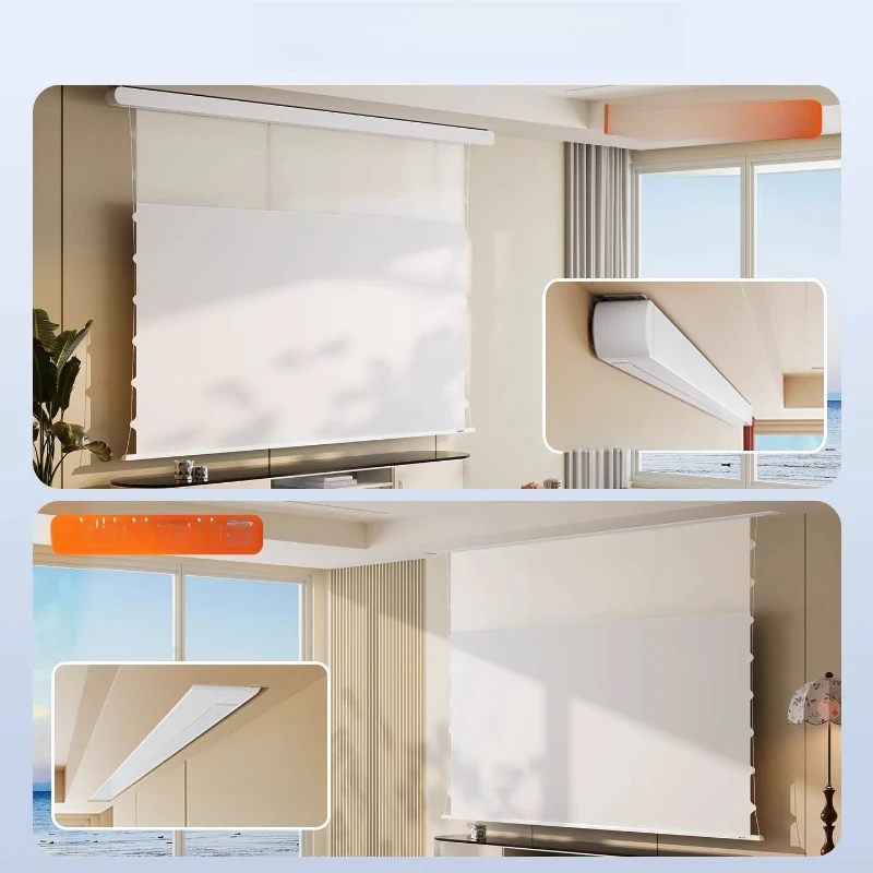 Home Cinema Wall Lights - Household Anti-Light Projection Screen Embedded Ultra