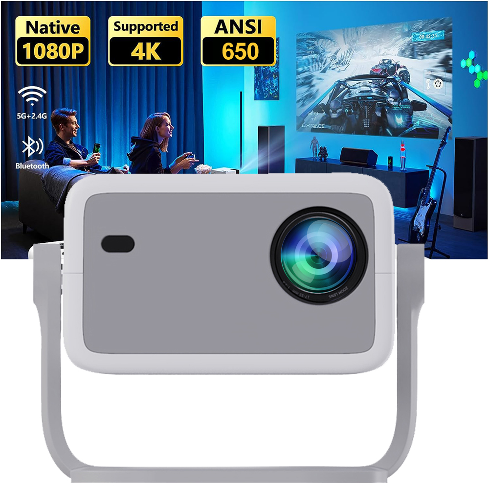 Home Cinema Hdmi - WZATCO WL018 Full HD 1080P Projector