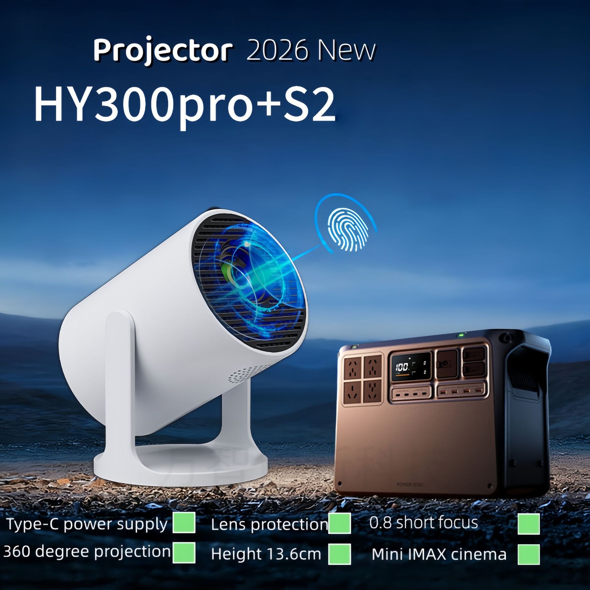 Home Cinema Ultra Short Throw Projector - Smart Ultra Short Throw Projector, 4K