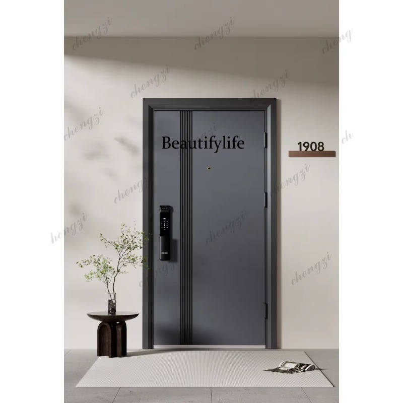 Home Cinema Interiors - F181 Customized High-Grade Wooden Door Home
