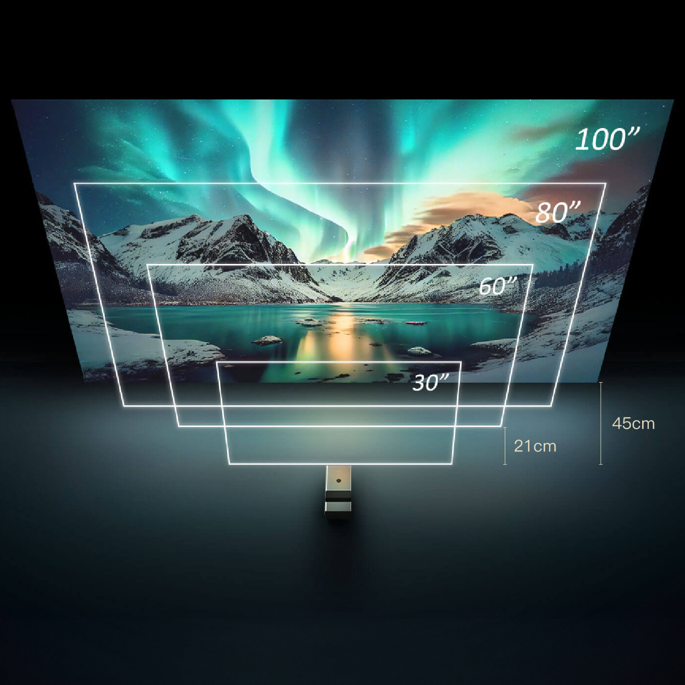 ZXY Lonnst L26 Portable Mini P - Home Cinema Ultra Short Throw Projector 评论和价格
