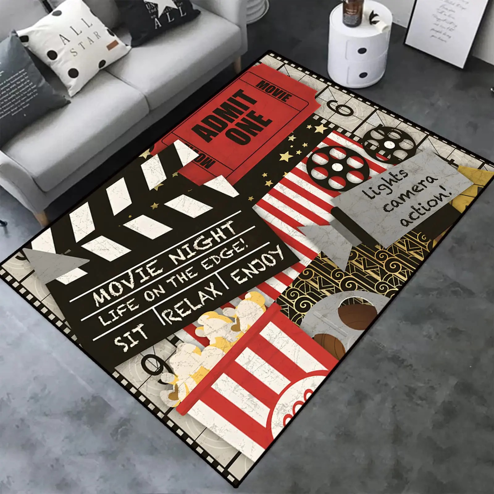 Retro cinema home cinema area  - Home Cinema Interiors 评论和价格