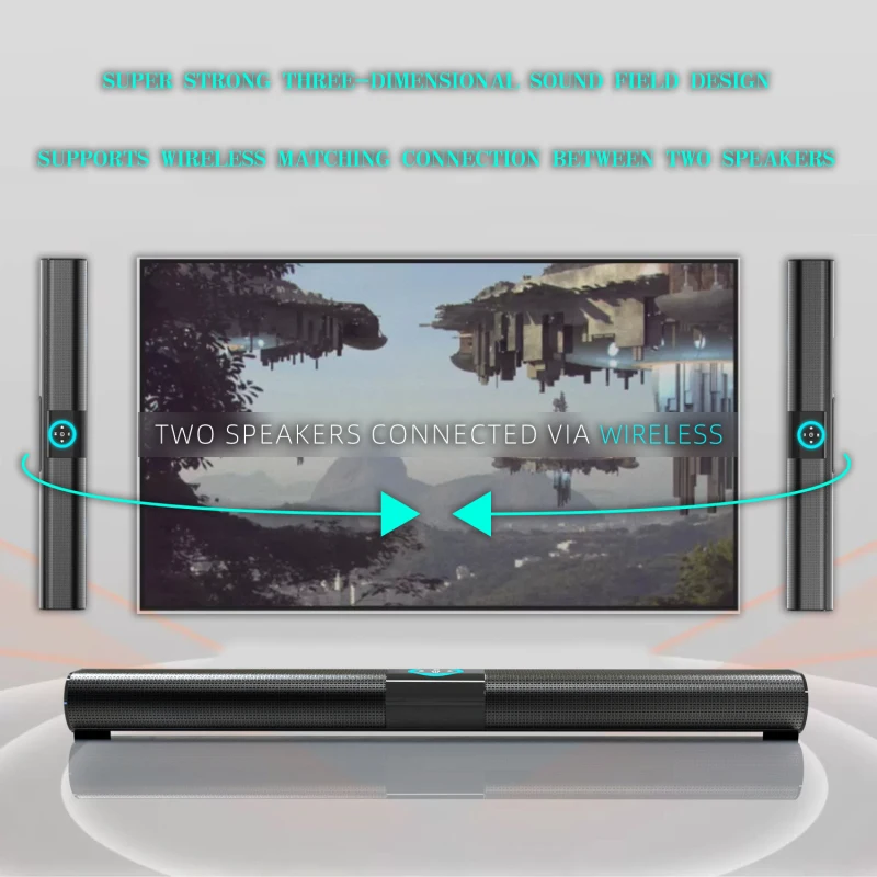 BS-20 Soundbar Wireless Card B - Home Cinema Wall Lights 评论和价格
