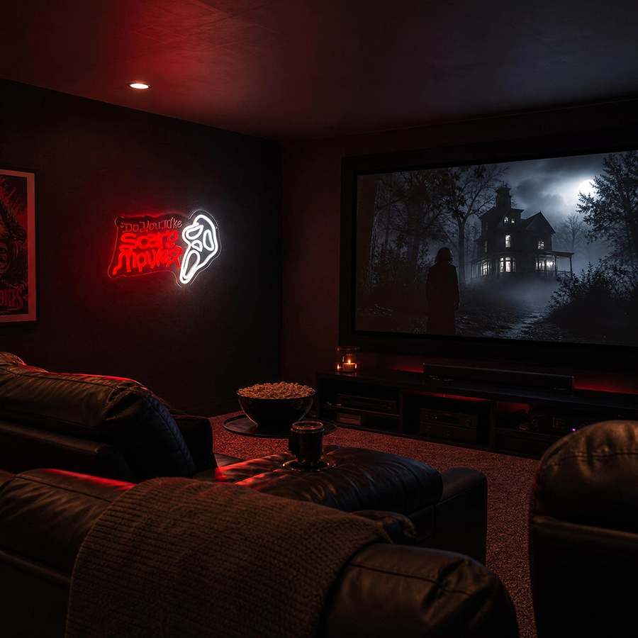 Do You Like Scary Movies Neon  - Home Cinema Wall Lights 评论和价格