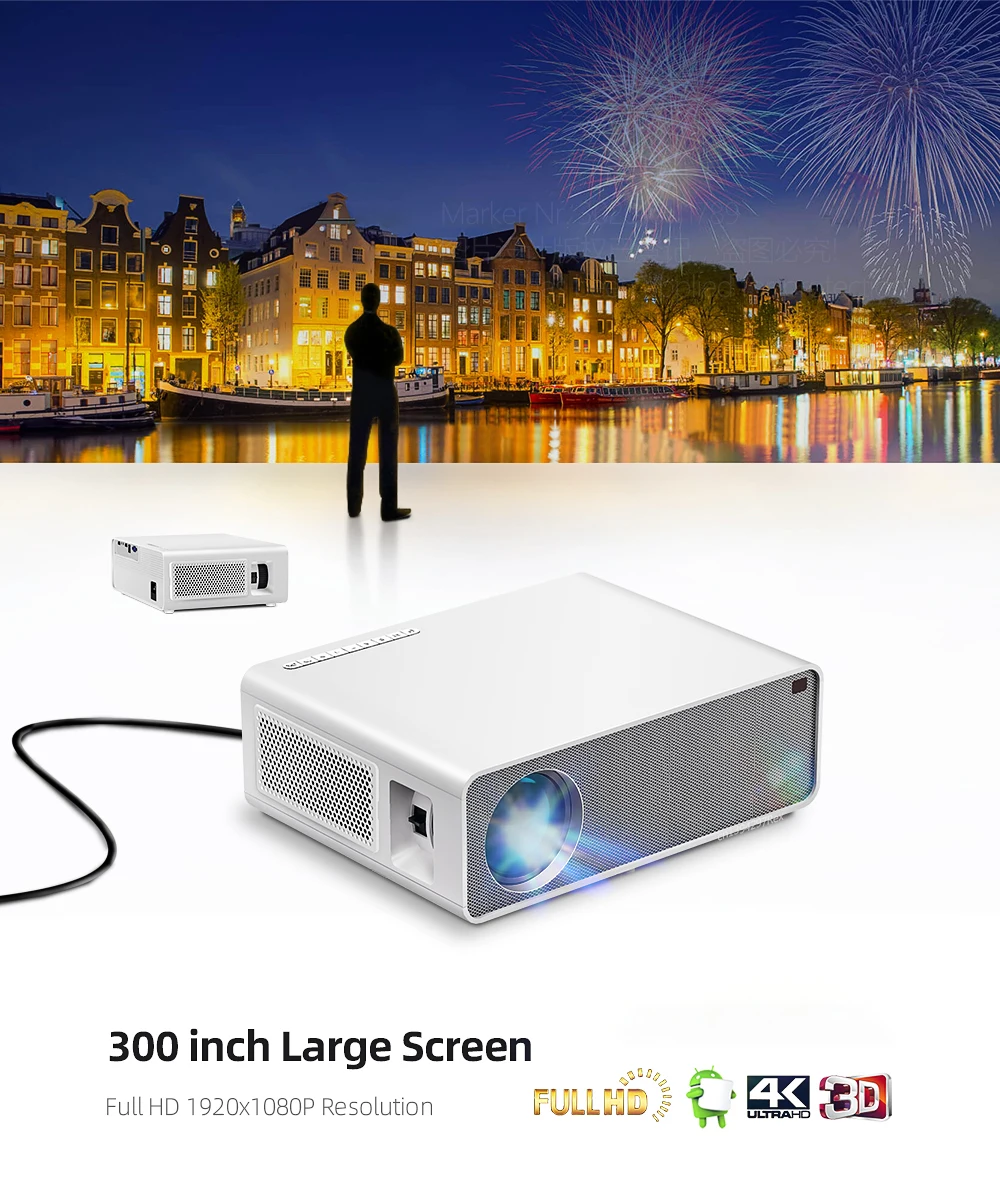 New Design Projector Beamer 10 - Home Cinema Kids 评论和价格
