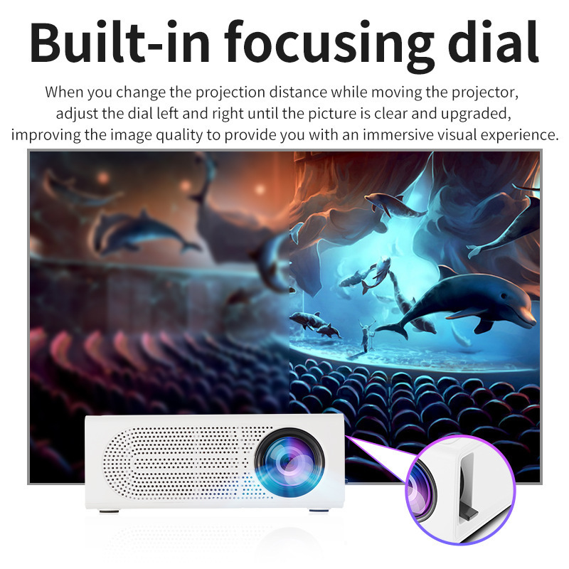 Mini Projector 1080P Supported - Home Cinema Kids 评论和价格