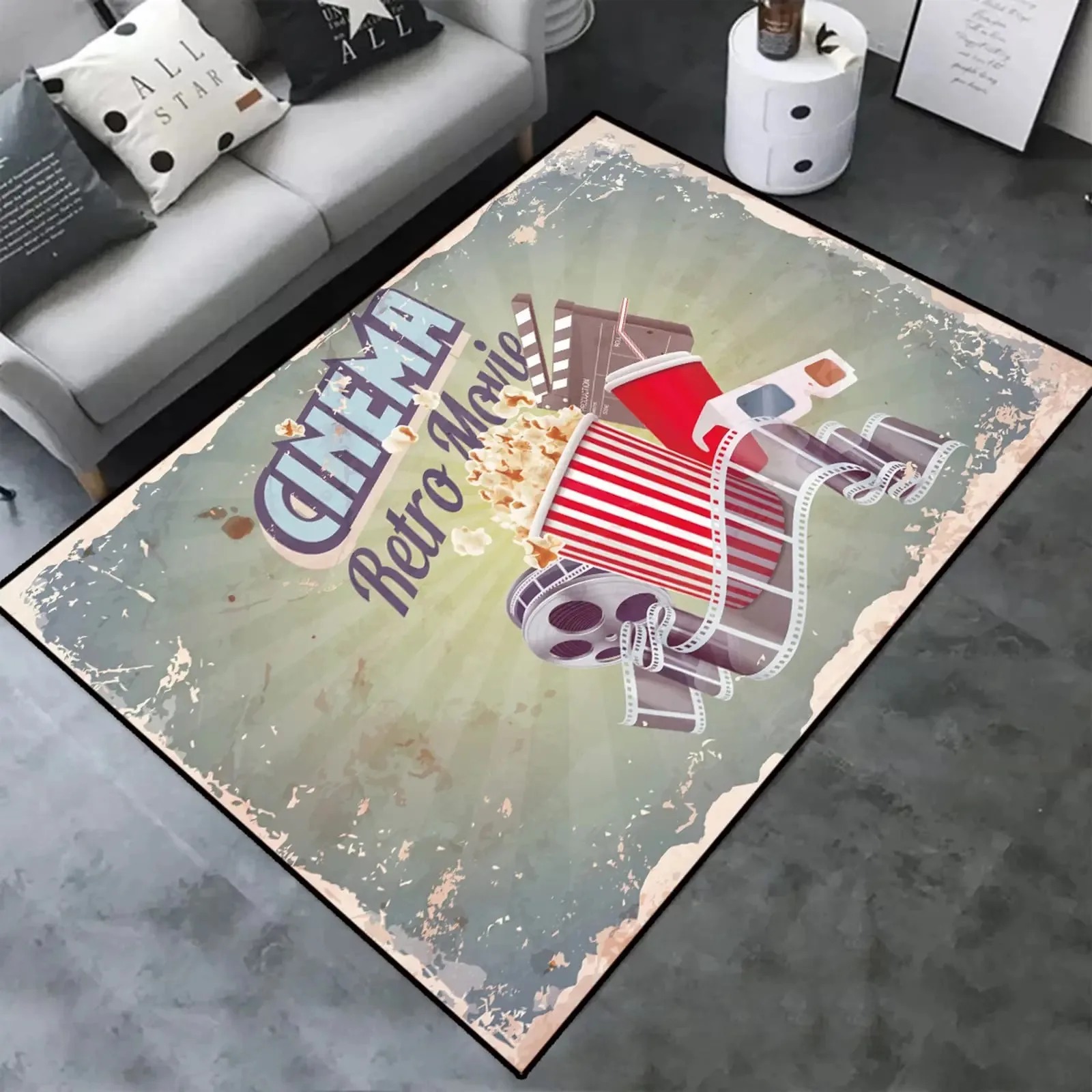 Retro cinema home cinema area  - Home Cinema Interiors 评论和价格