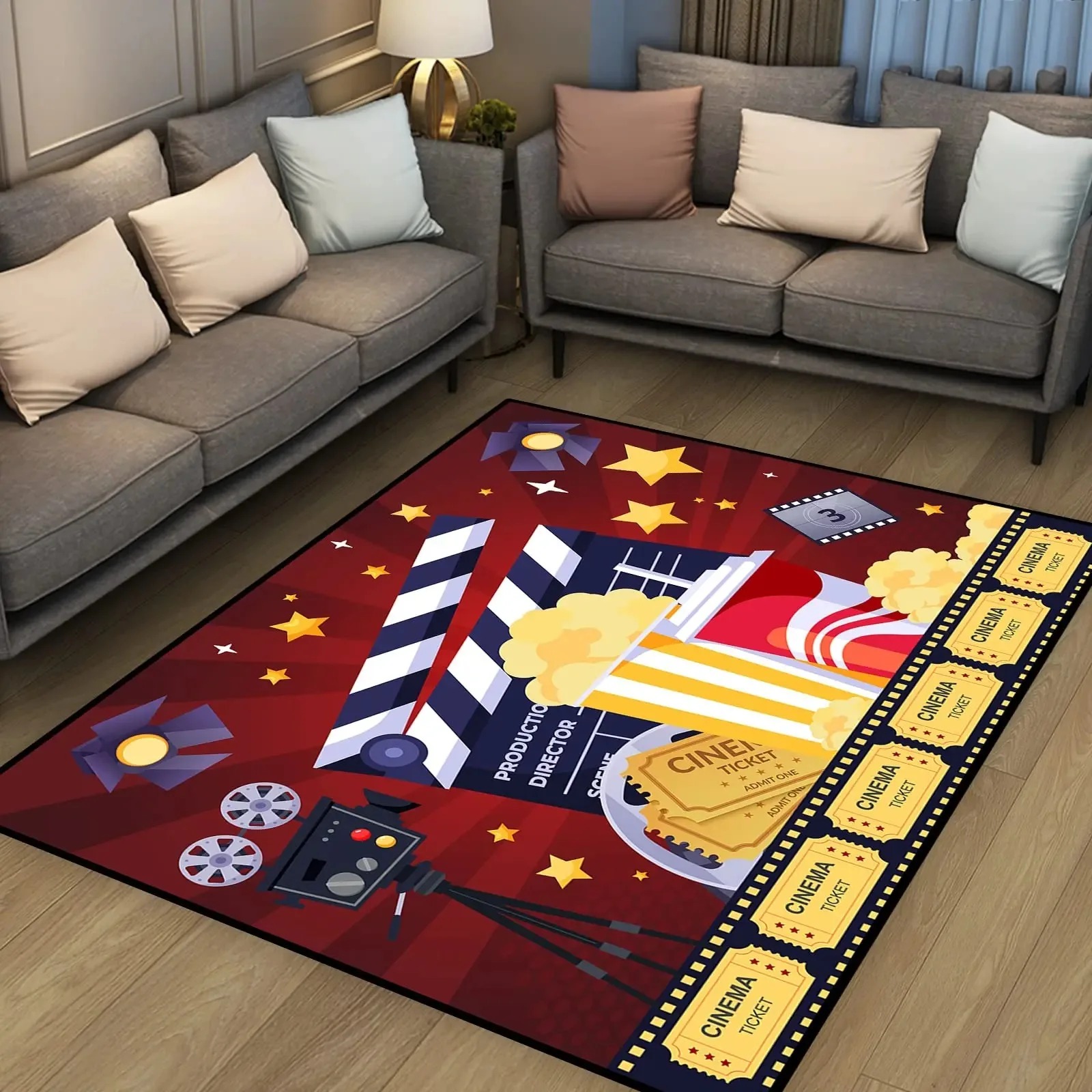 Retro cinema home cinema area  - Home Cinema Interiors 评论和价格