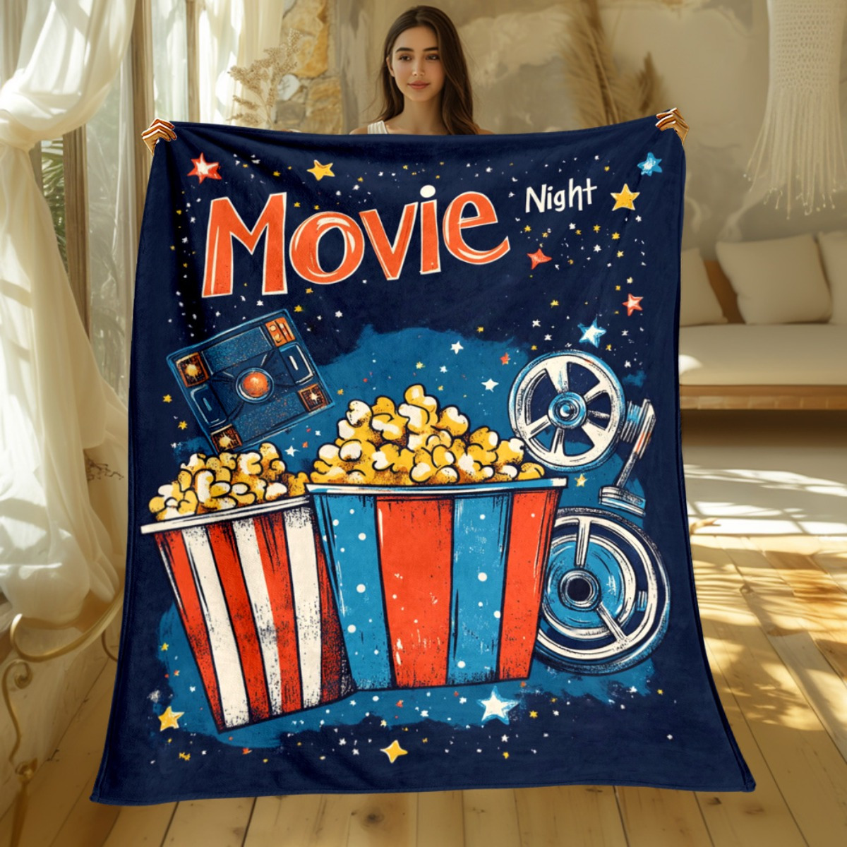 Movie Night Popcorn Cinema Ree - Home Cinema Kids 评论和价格