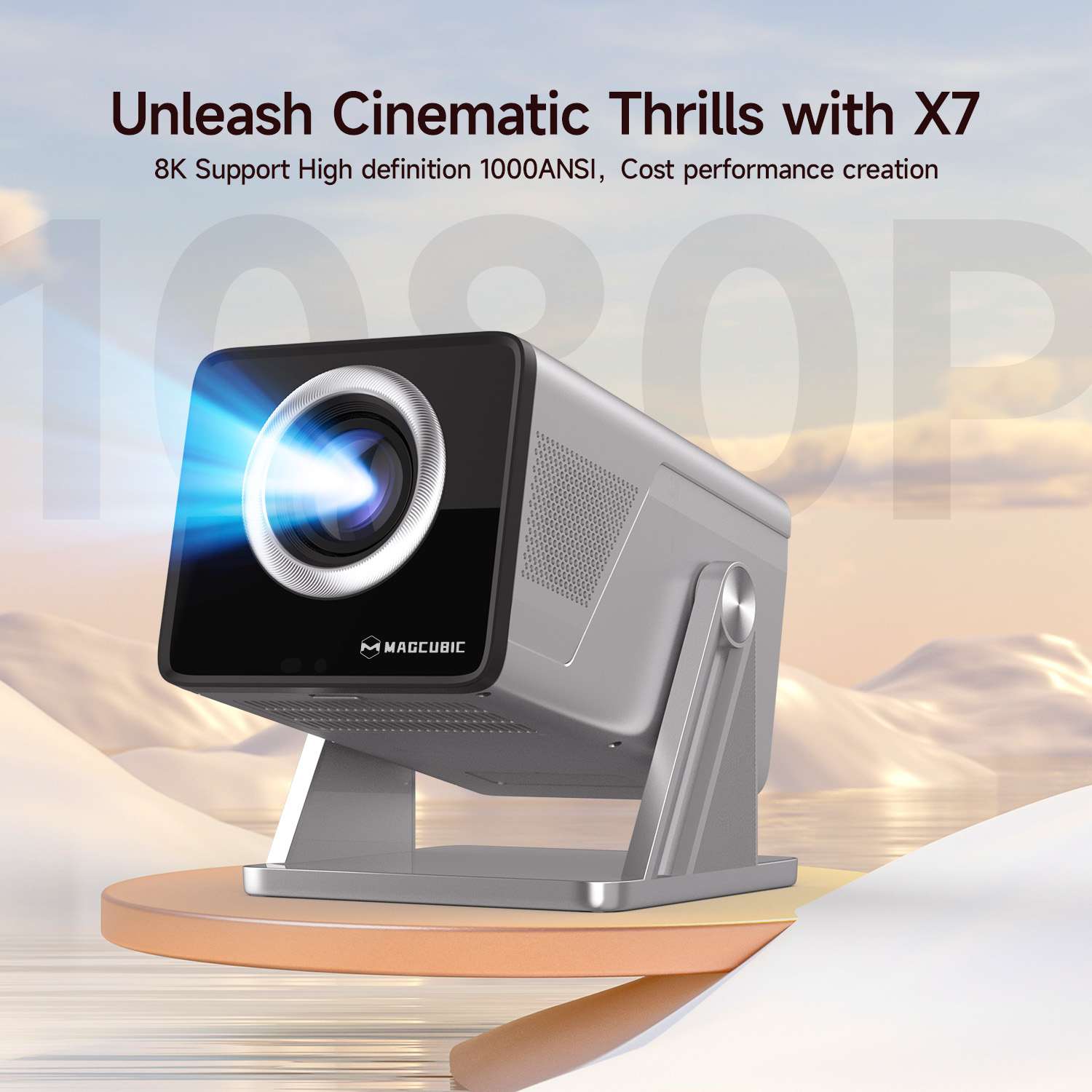 Magcubic 8K HD 1080P 1000ANSI  - Home Cinema Hdmi 评论和价格