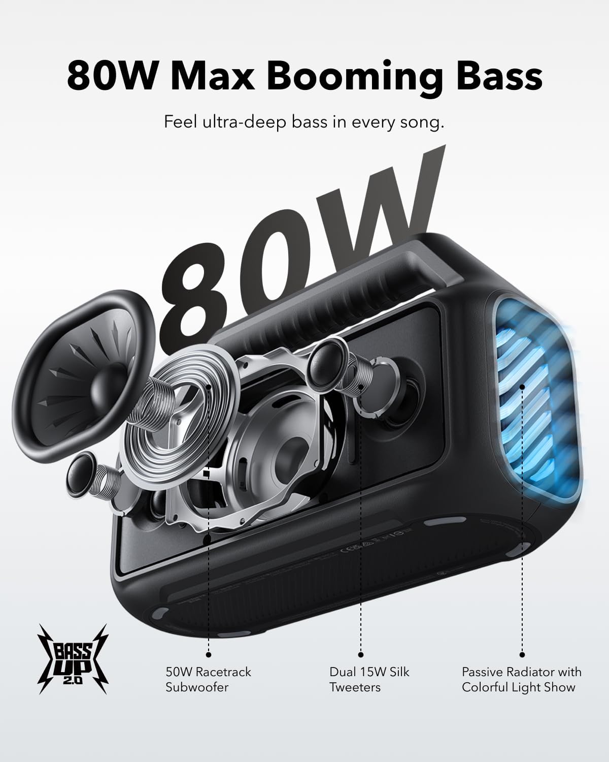 Soundcore Boom V2 by Anker, Ou - Anker Speaker Soundcore Boom 2 评论和价格