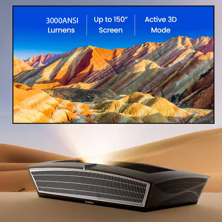 CASIRIS H6 Pro 4K UHD Ultra Sh - Home Cinema Ultra Short Throw Projector 评论和价格