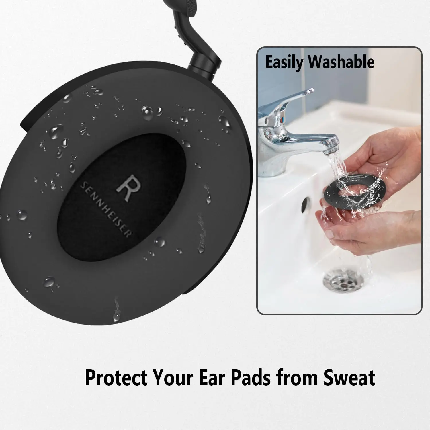 Silicone Ear protective sleeve - Sennheiser Headphone Momentum 4 评论和价格