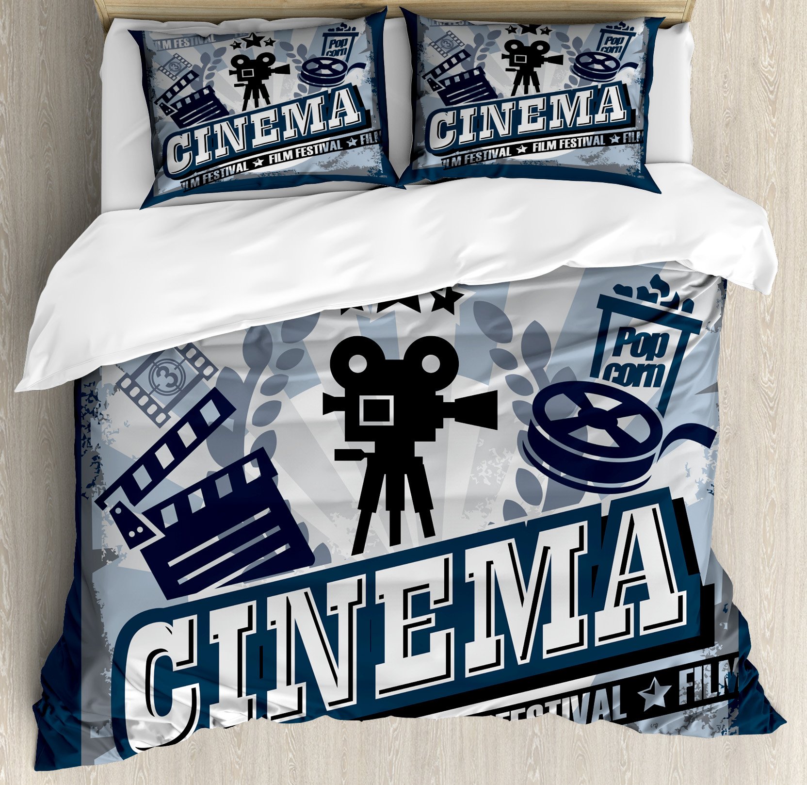 Vintage Cinema Ticket Duvet Co - Home Cinema Kids 评论和价格