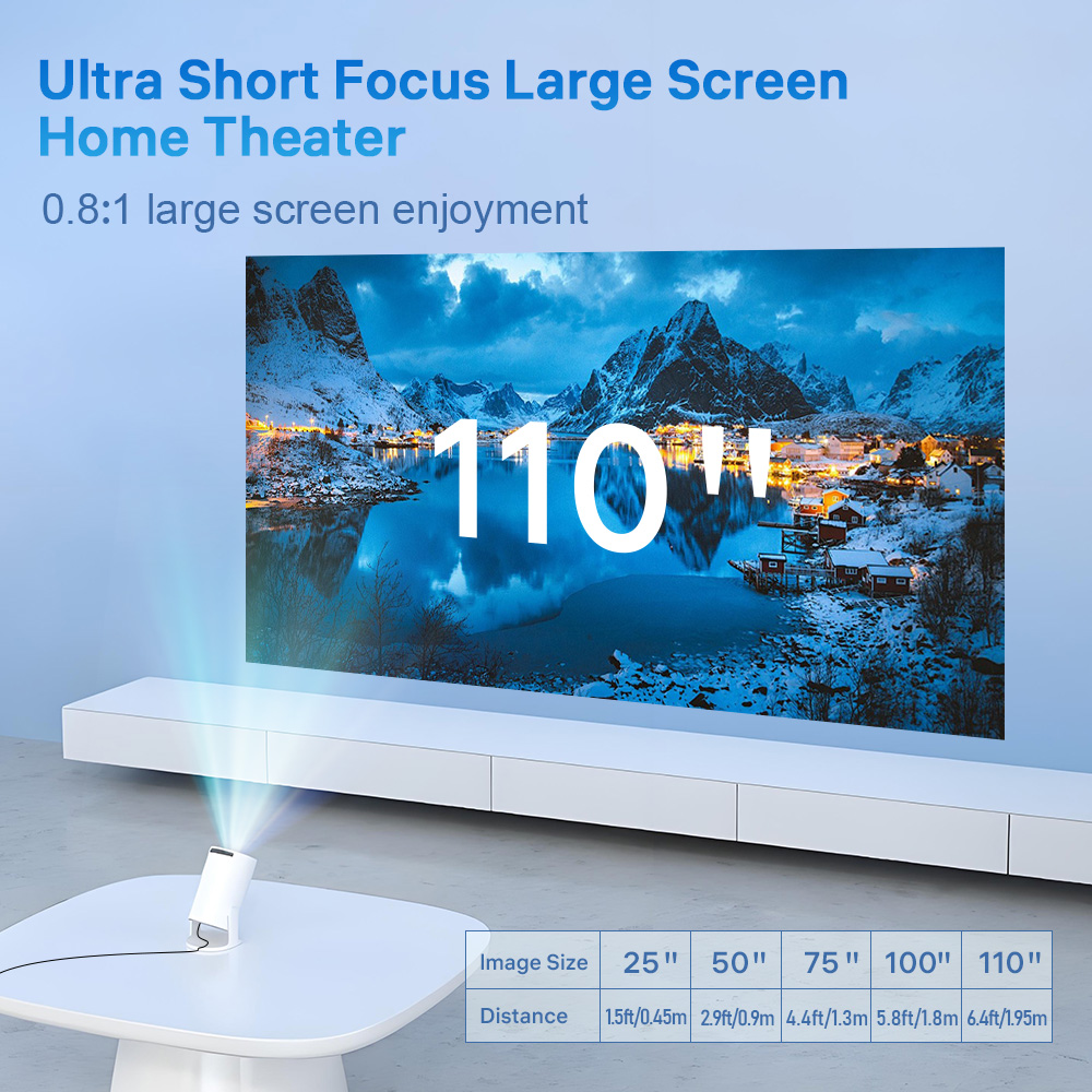 LynCast Projector X1BQ 4K Andr - Home Cinema Hdmi 评论和价格
