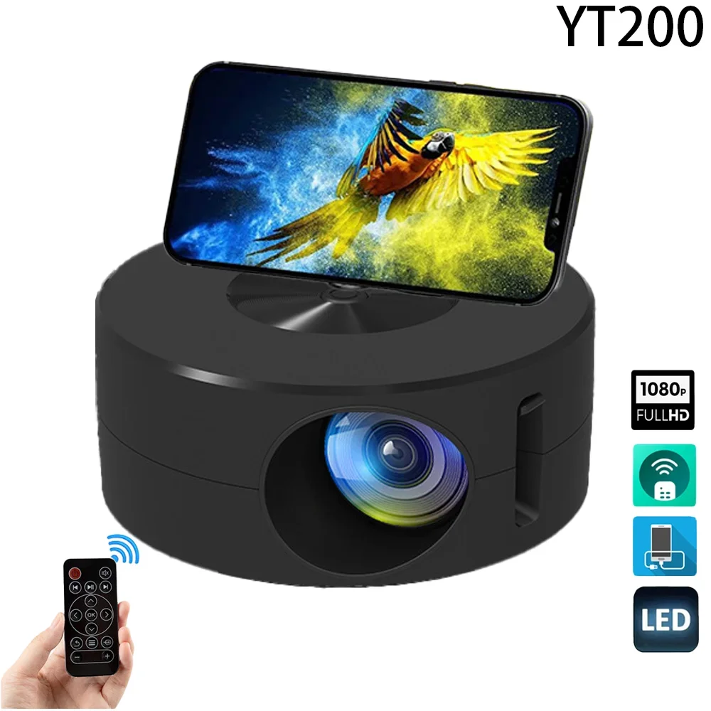 YT200 LED Mobile Video Mini Pr - Home Cinema Kids 评论和价格