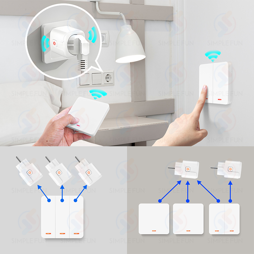 Wireless Socket Remote Control - Home Cinema Wall Lights 评论和价格