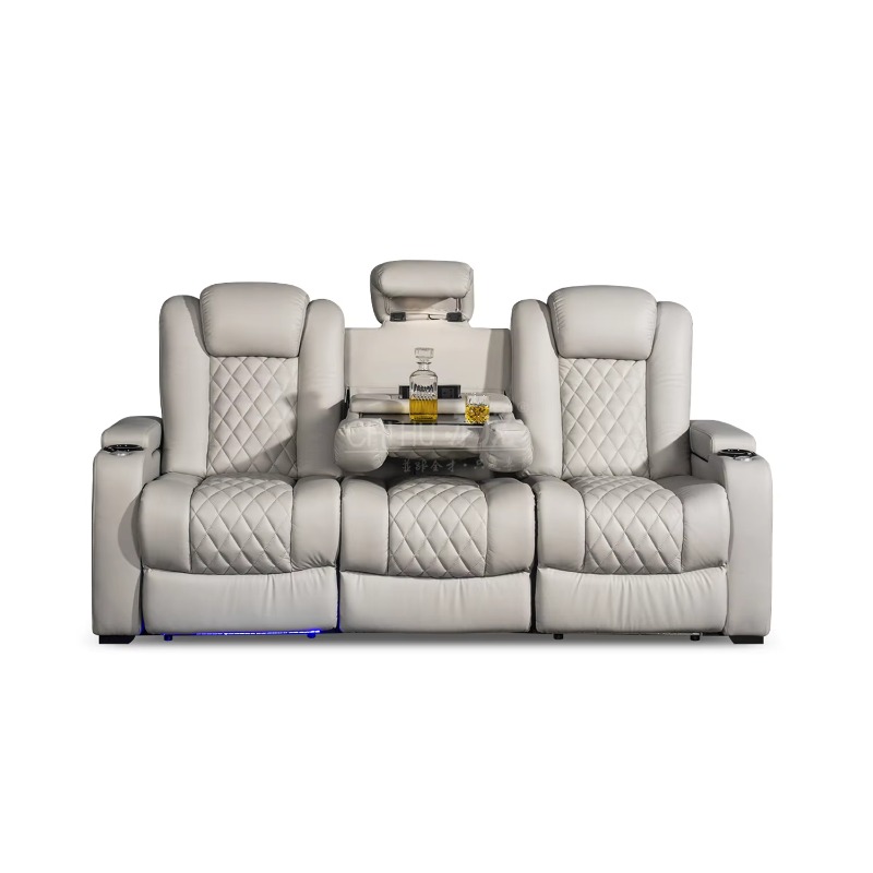 White Color 3seater Electric C - Home Cinema Interiors 评论和价格