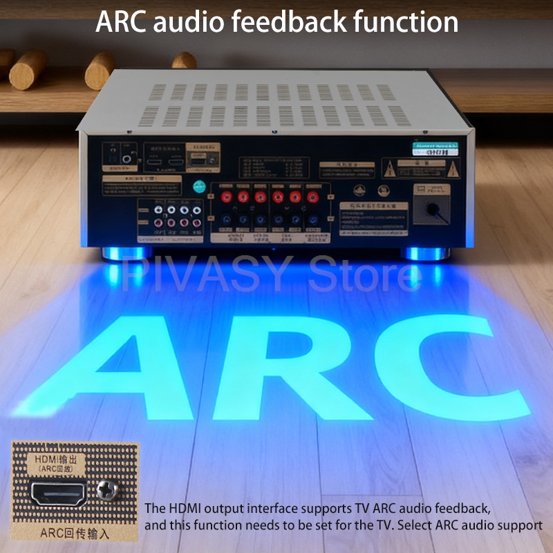 1200W Amplifier Bluetooth Amp  - Home Cinema Hdmi 评论和价格