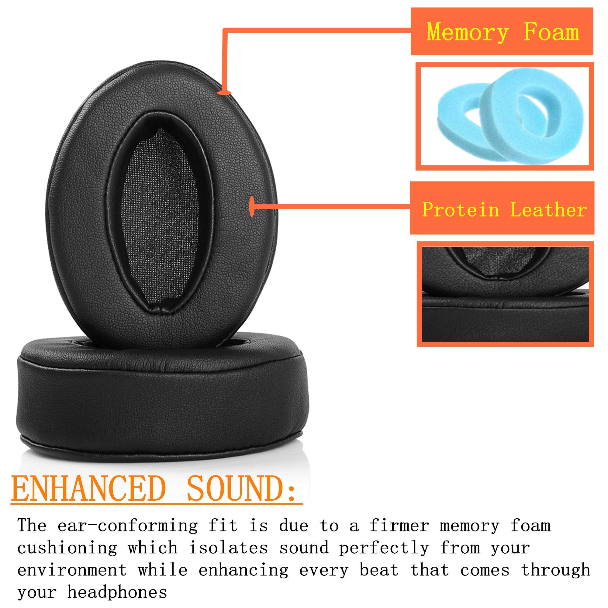 HD4.50BT Ear Pads Cushion,Repl - Sennheiser Headphone Momentum 4 评论和价格