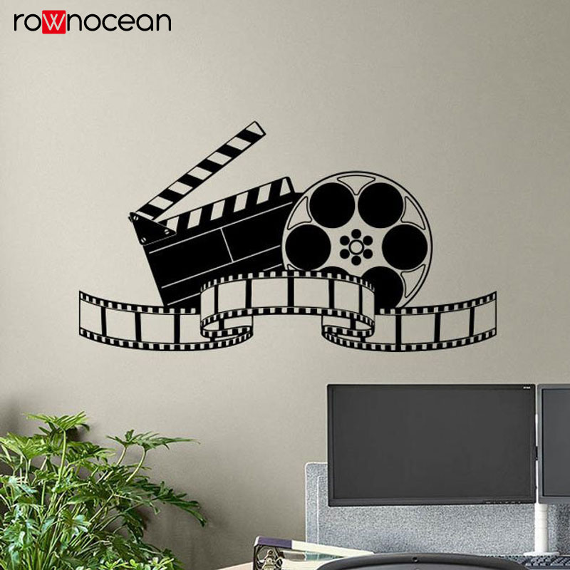 Cinema Wall Decal Movie Film T - Home Cinema Interiors 评论和价格