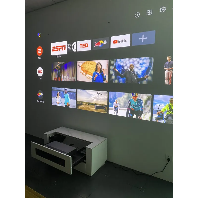 2026 Latest Smart Projector Ca - Home Cinema Ultra Short Throw Projector 评论和价格